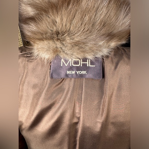 BEAUTIFUL VINTAGE MOHL NEW YORK 38" STROLLER LENGTH SABLE FUR COAT JACKET MEDIUM - Picture 11 of 13